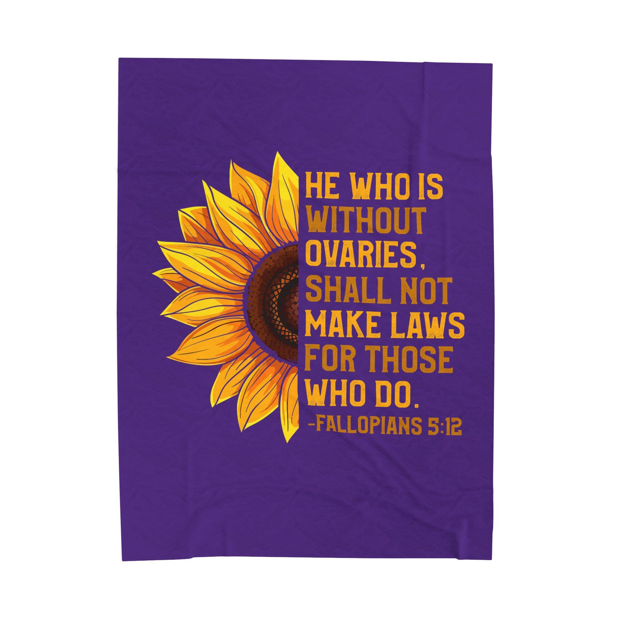 Sunflower Inspirational Plush Blanket, Cozy Throw for Home Decor, Gift for Friends, Unique Wedding Gift, Soft Blanket for All Seasons