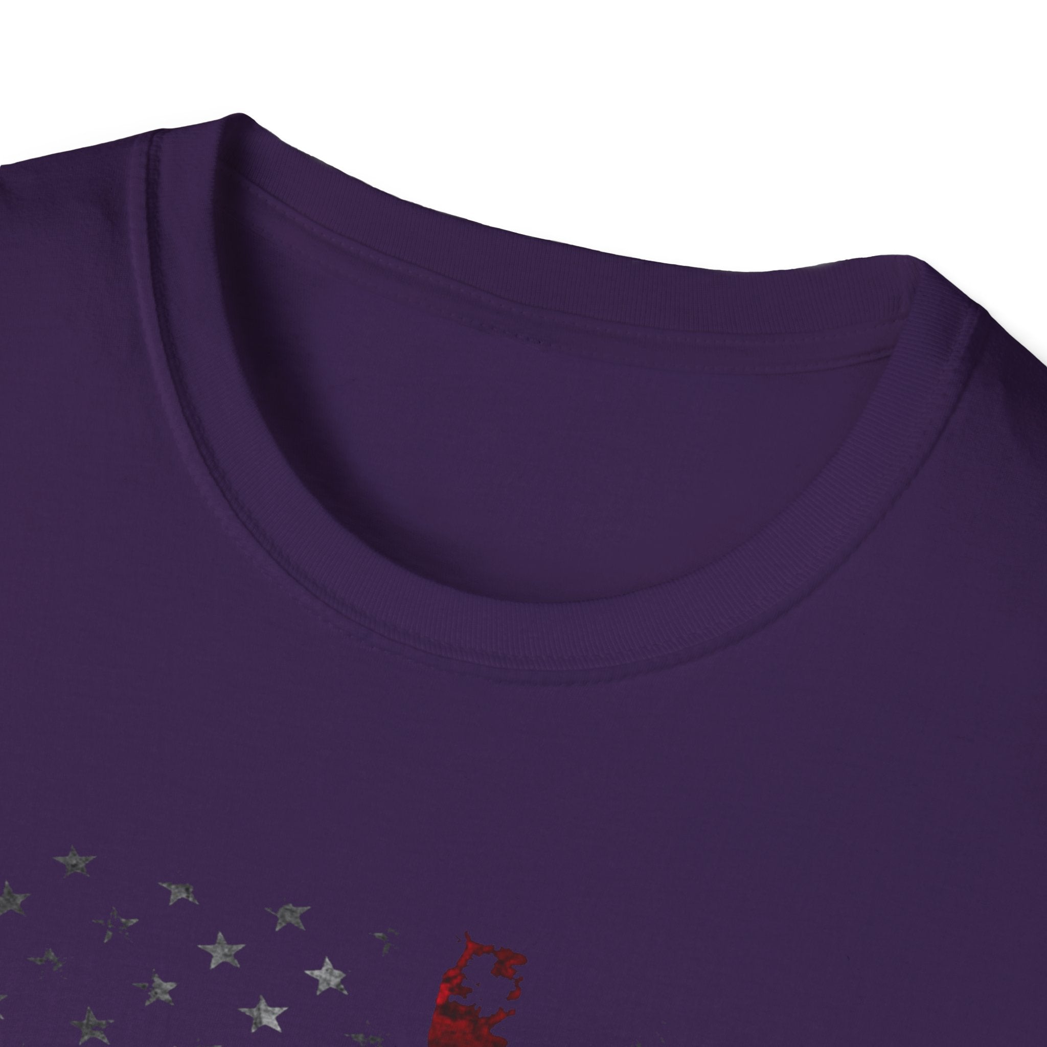 Patriotic Firefighter Graphic T-Shirt | Unisex Softstyle Tee for Heroes