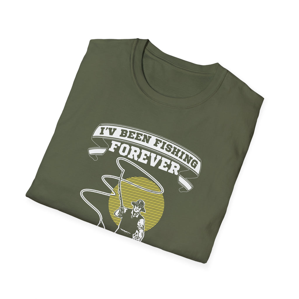 Fishing Humor Unisex T-Shirt - "My Wife is My Greatest Catch"