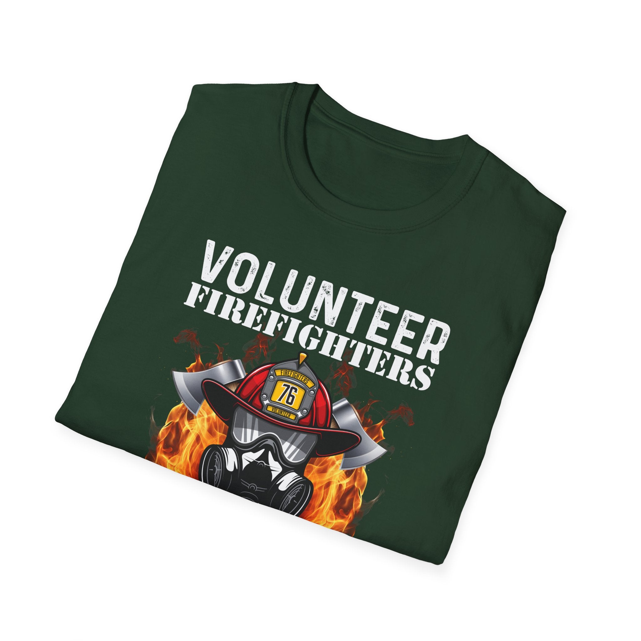 Volunteer Firefighters Graphic T-Shirt | Do It For Free