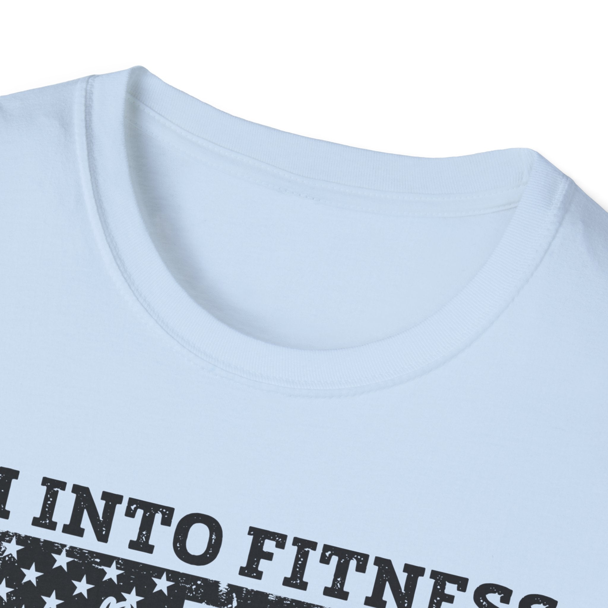 I'm Into Fitness Deer Graphic T-Shirt - Unisex Softstyle Tee for Outdoor Enthusiasts