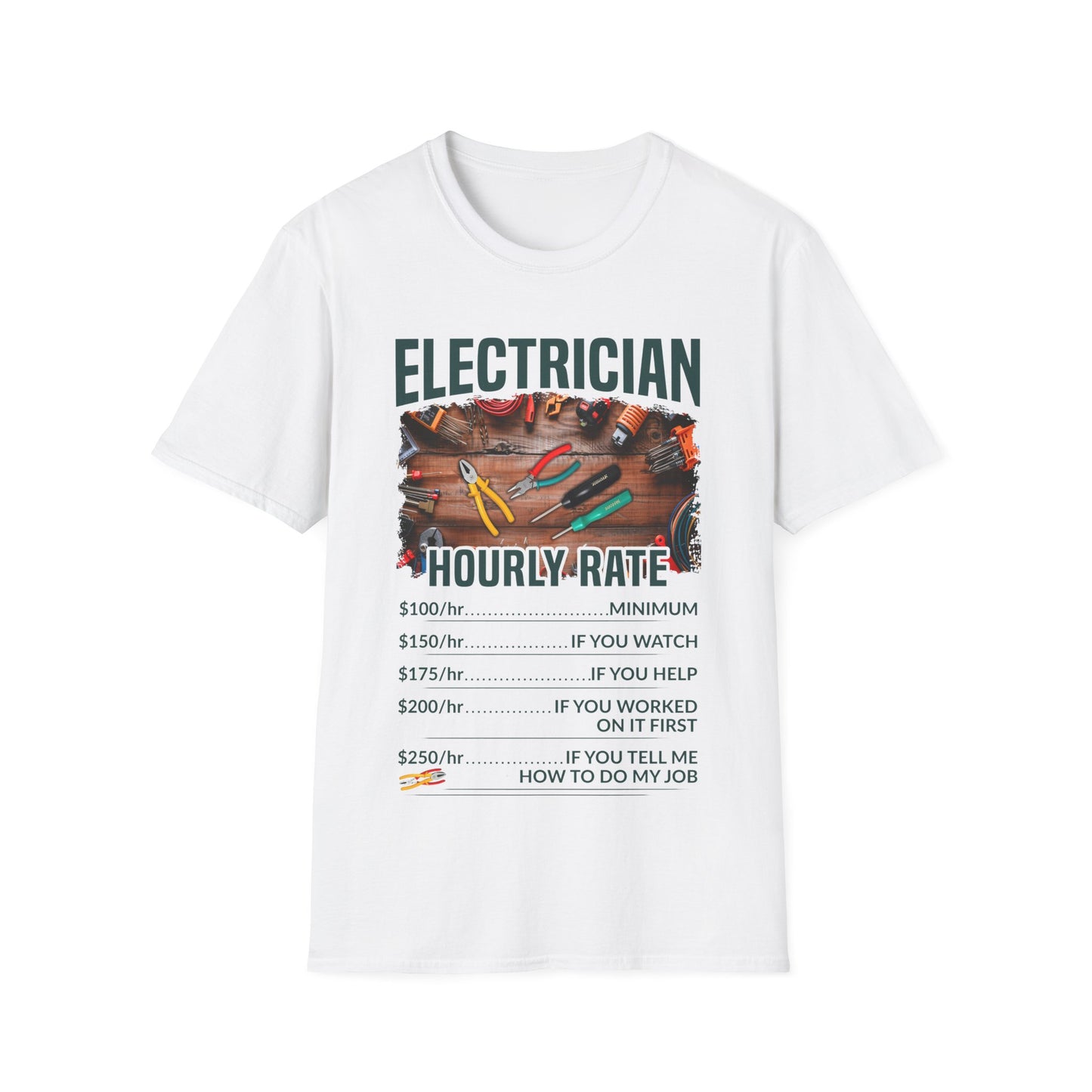 Electrician Hourly Rate Unisex T-Shirt