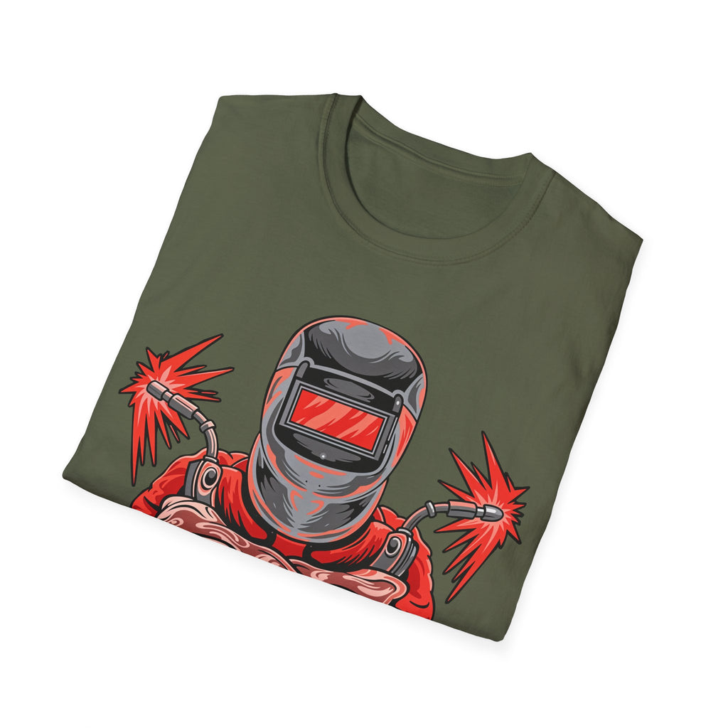 Welders Unite Graphic T-Shirt | Unisex Softstyle Tee for Welding Enthusiasts