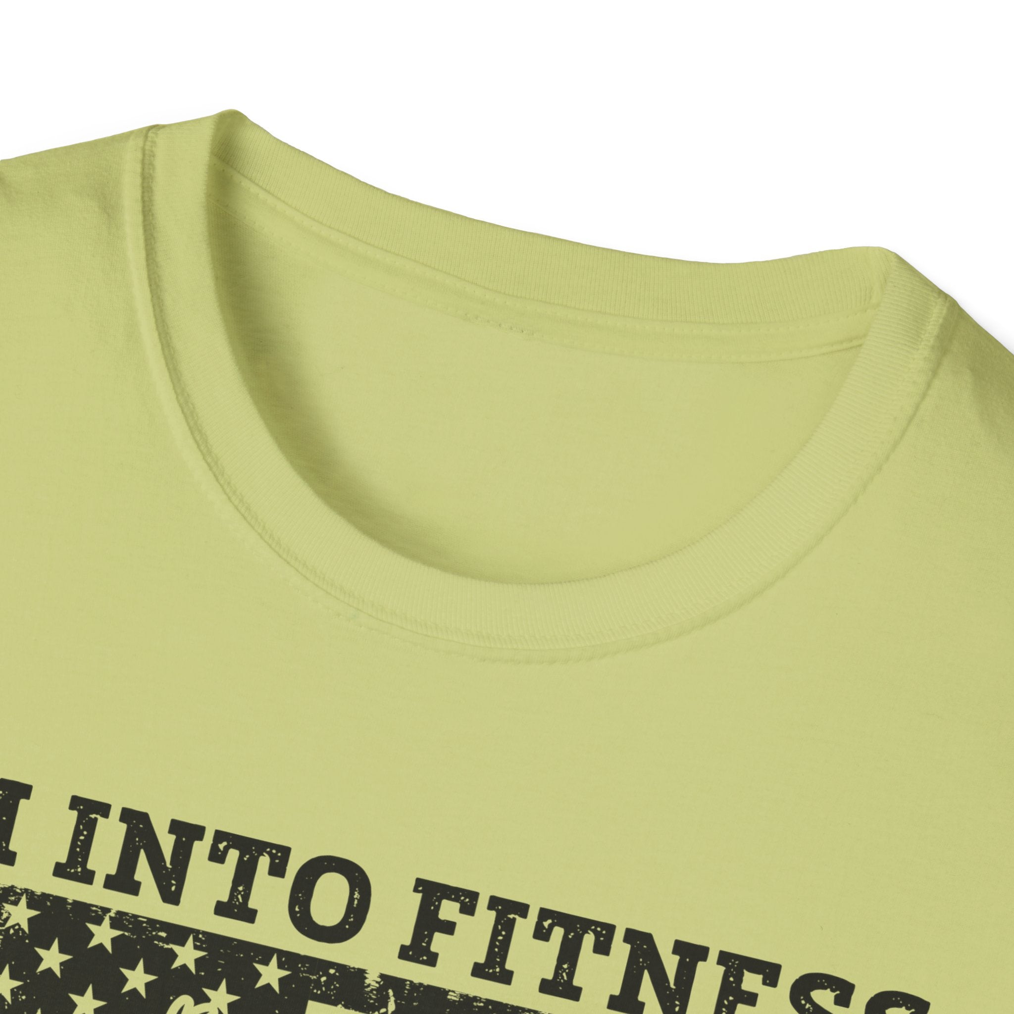 I'm Into Fitness Deer Graphic T-Shirt - Unisex Softstyle Tee for Outdoor Enthusiasts