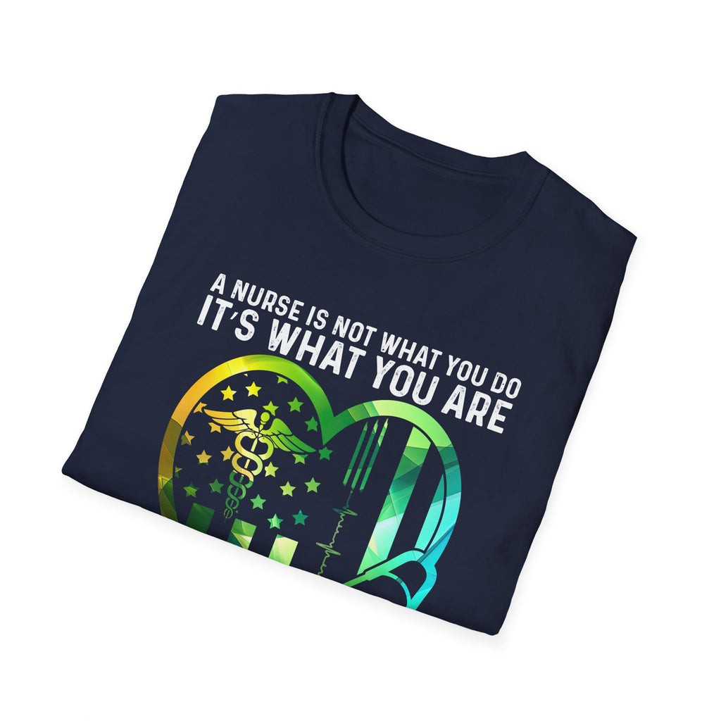 Nurse Pride Heart T-Shirt - It's What I Am - Unisex Softstyle Tee