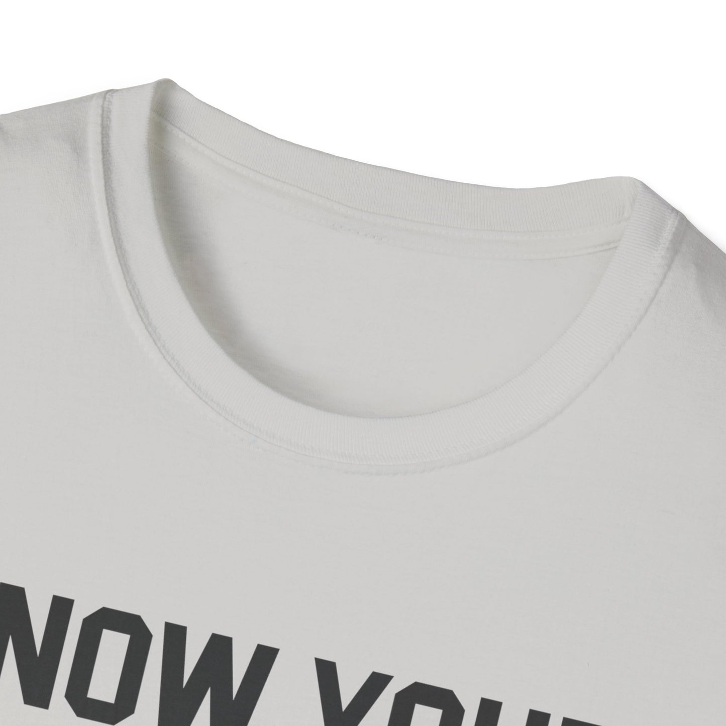 Unisex Softstyle T-Shirt - Know Your Limits | Motivational Tee, Gift for Nature Lovers, Inspirational Attire, Outdoor Adventure Shirt