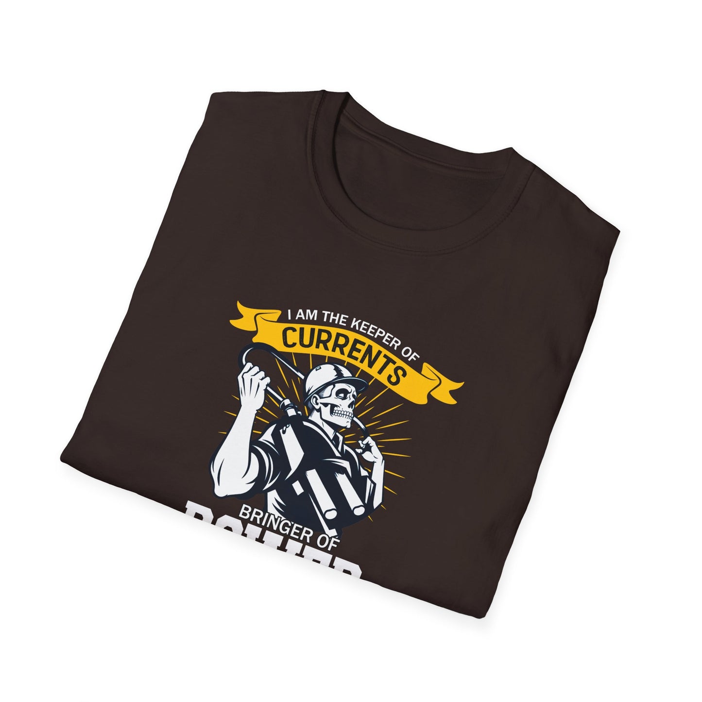 I Am The Keeper of Currents Funny Electrician T Shirt