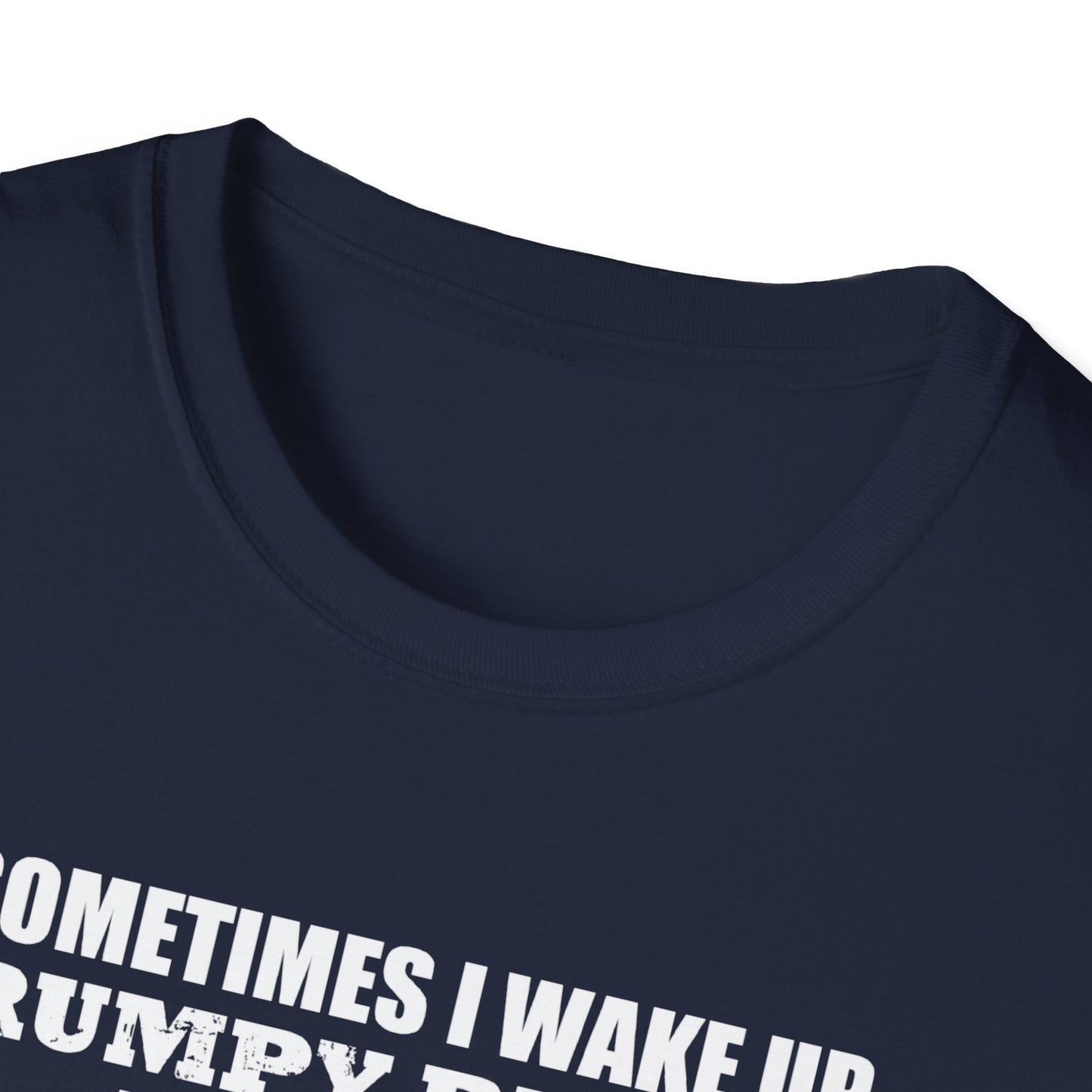 Grumpy Fisherman Unisex Softstyle T-Shirt - Funny Fishing Humor Tee