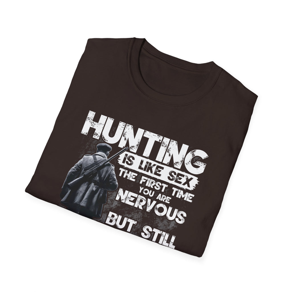 Funny Hunting T-Shirt - 'Hunting is Like- Graphic Tee for Outdoors Enthusiasts