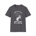 I Work to Pay Bills But I Fish for a Living Unisex Softstyle T-Shirt - Perfect for Fishing Enthusiasts