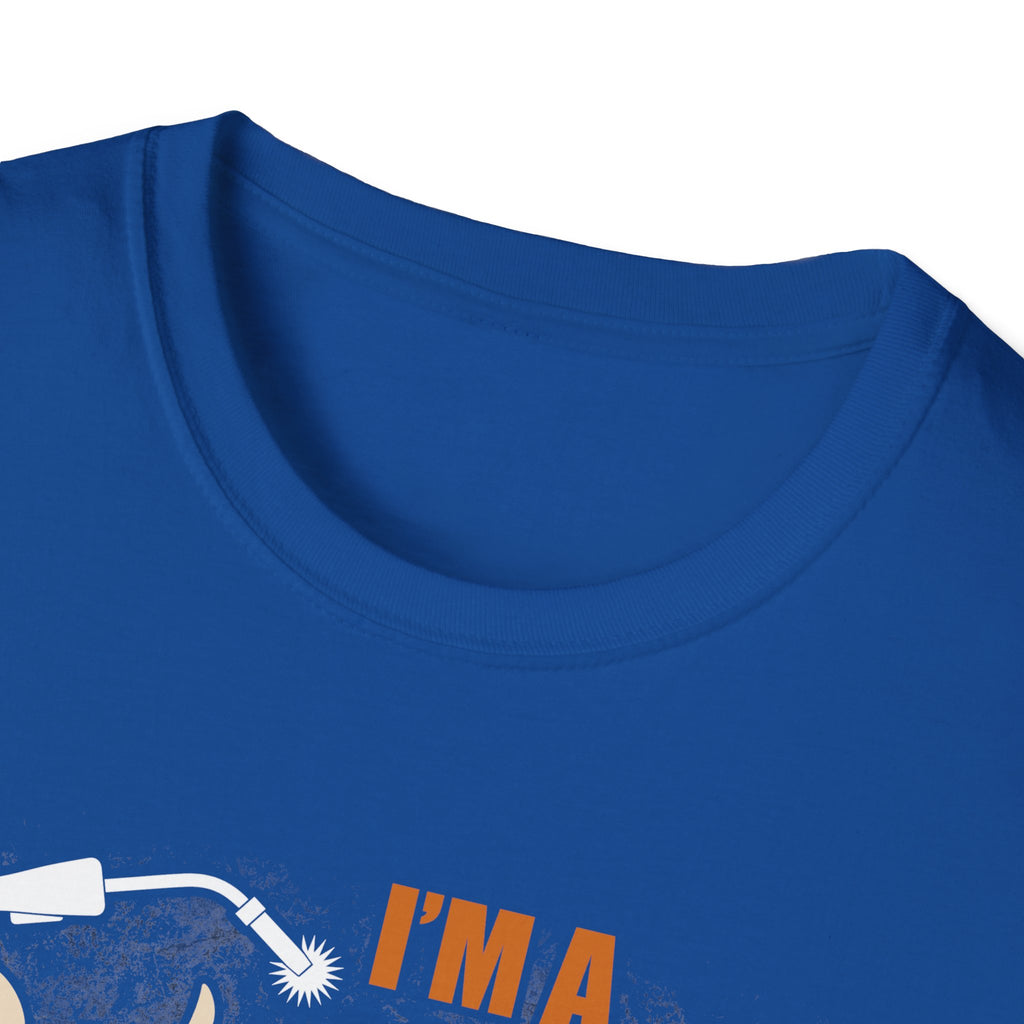 Funny Welder T-Shirt - 'I'm a Welder, of Course I'm Crazy' - Unisex Softstyle Tee for Welding Enthusiasts