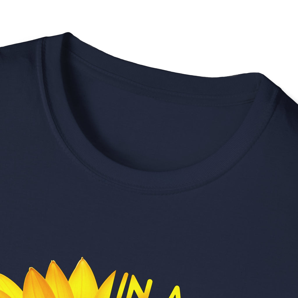 Be a Sunflower Unisex Softstyle T-Shirt | Inspirational Tee for Garden Lovers, Nature Enthusiasts, Gift for Friends, Motivational Top