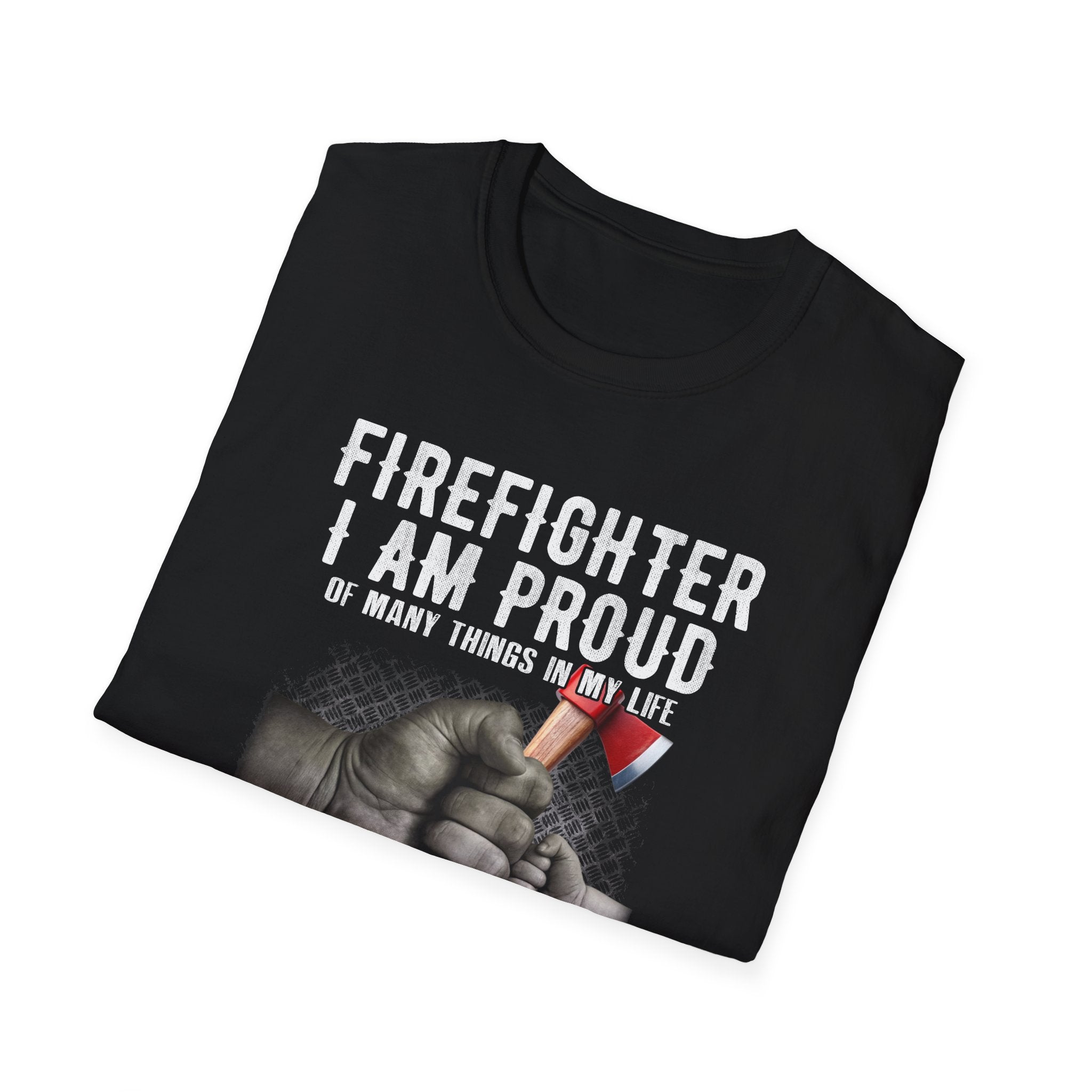 Proud Firefighter Grandpa T-Shirt | Perfect Gift for Grandpas | Casual Comfort