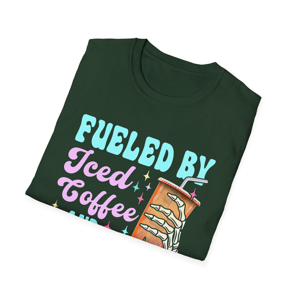 Fueled by Iced Coffee & Anxiety T-Shirt