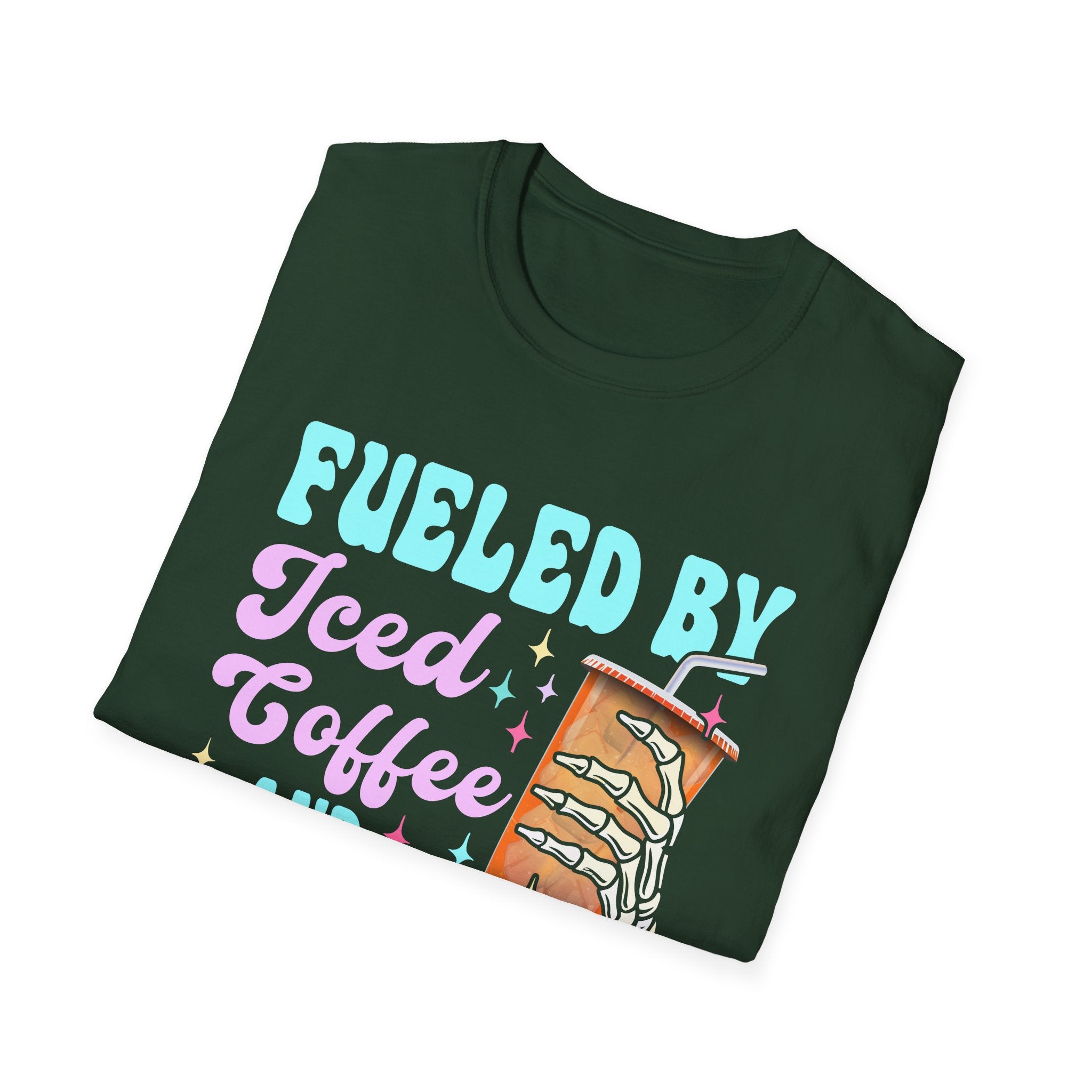 Fueled by Iced Coffee & Anxiety T-Shirt
