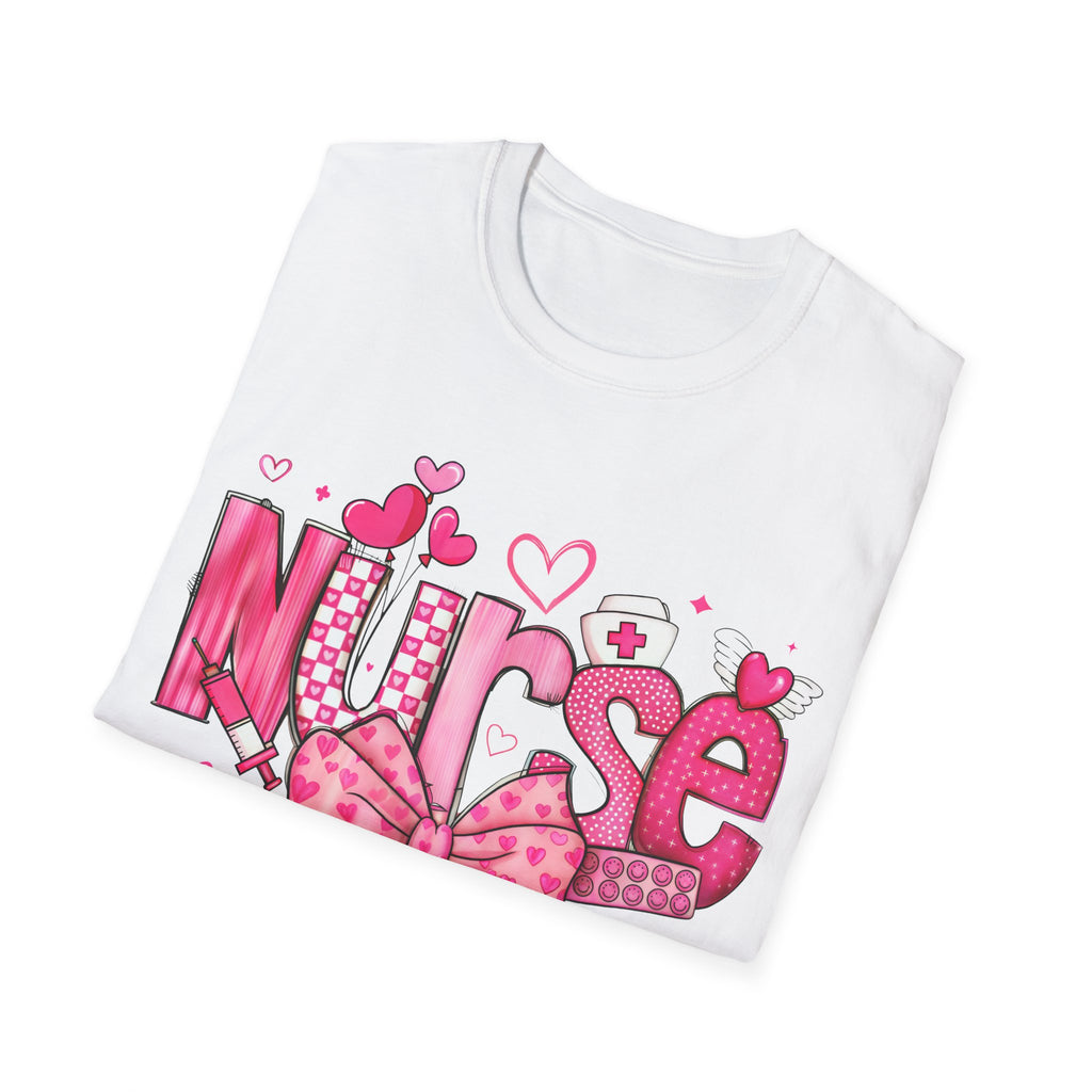 Cute Nurse T-Shirt with Bow Design - Perfect Gift for Healthcare Heroes