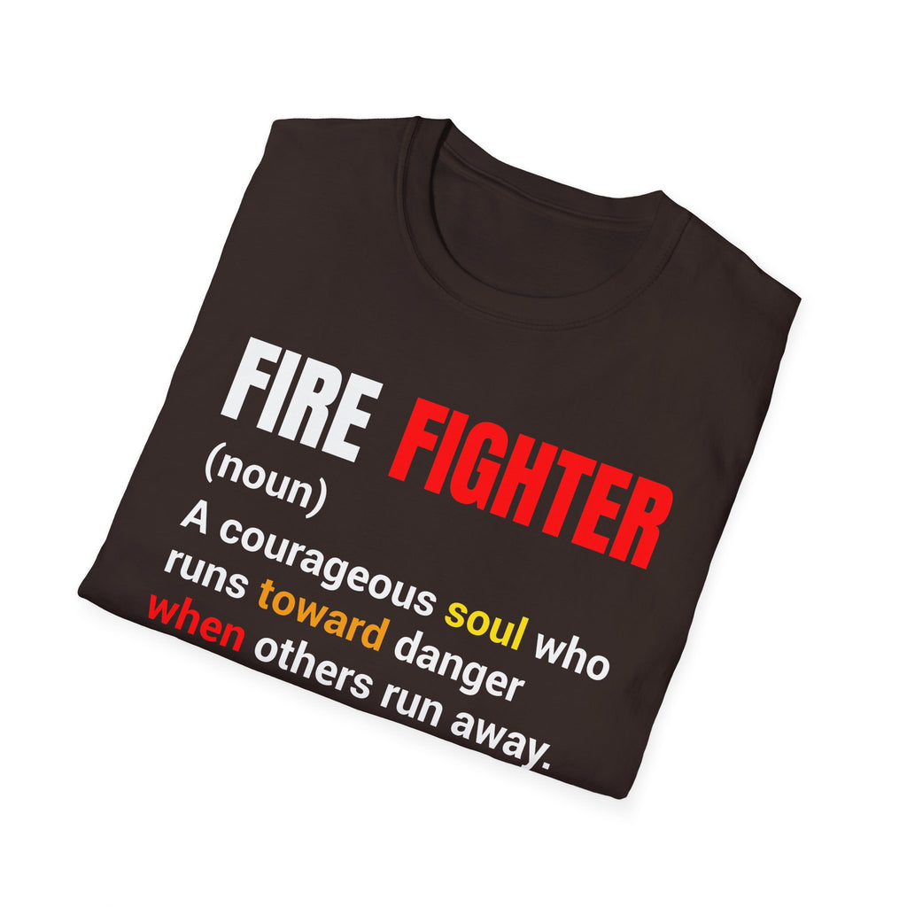 Courageous Soul T-Shirt, Firefighter Gift, First Responder Tee, Inspirational Graphic Tee, Unisex Shirt