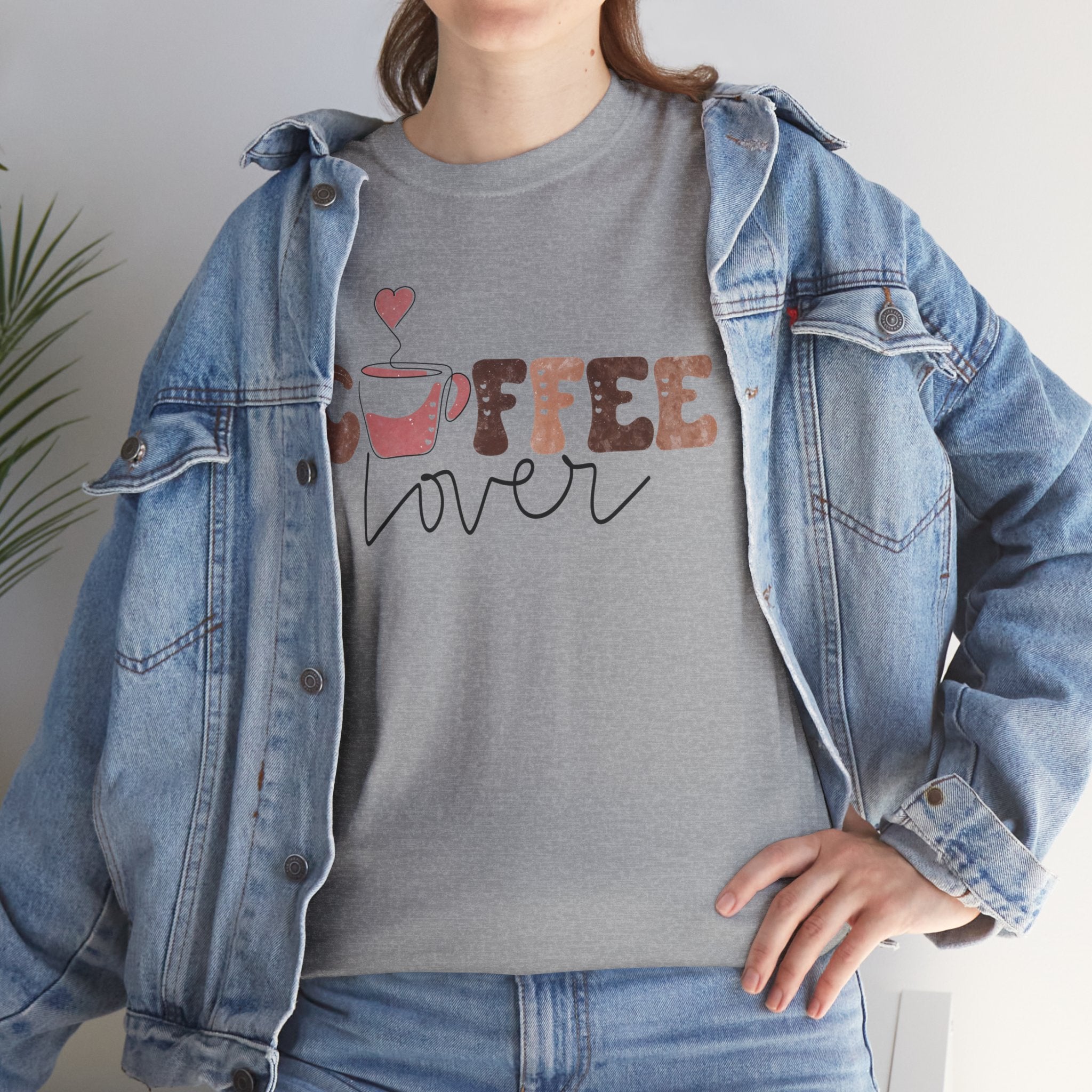 Coffee Lover T‑Shirt — Cute Coffee Cup Graphic Tee for Coffee Fans