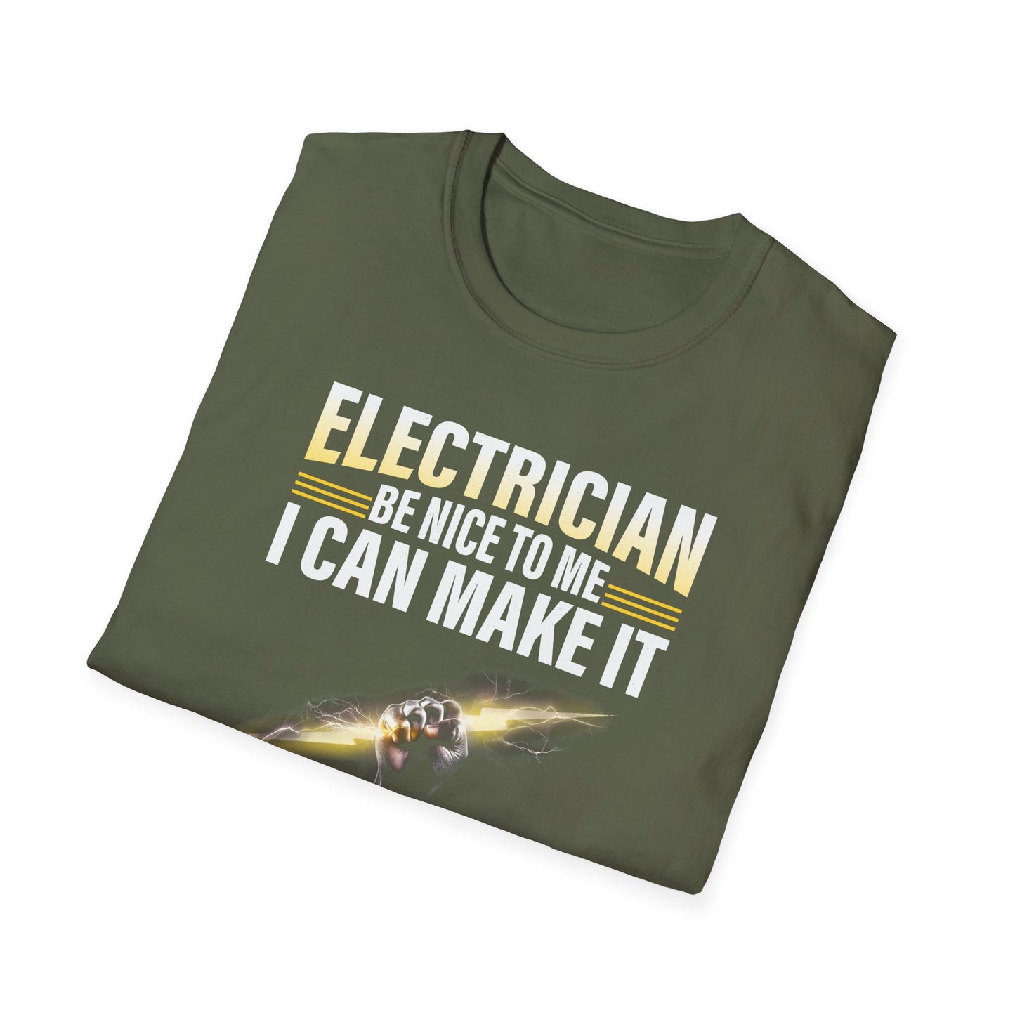 Electrician – Be Nice to Me Funny T-Shirt