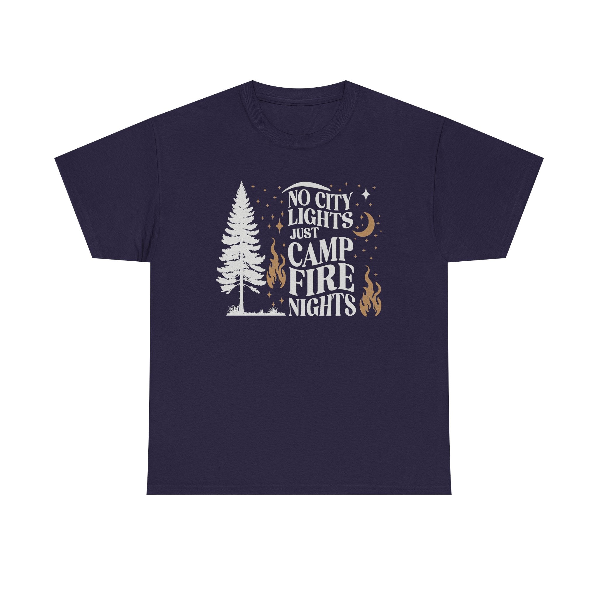 Unisex Campfire Nights Tee, Adventure Shirt, Outdoor Lover's Tee, Nature Apparel, Camping Gift, Fire Pit T-Shirt