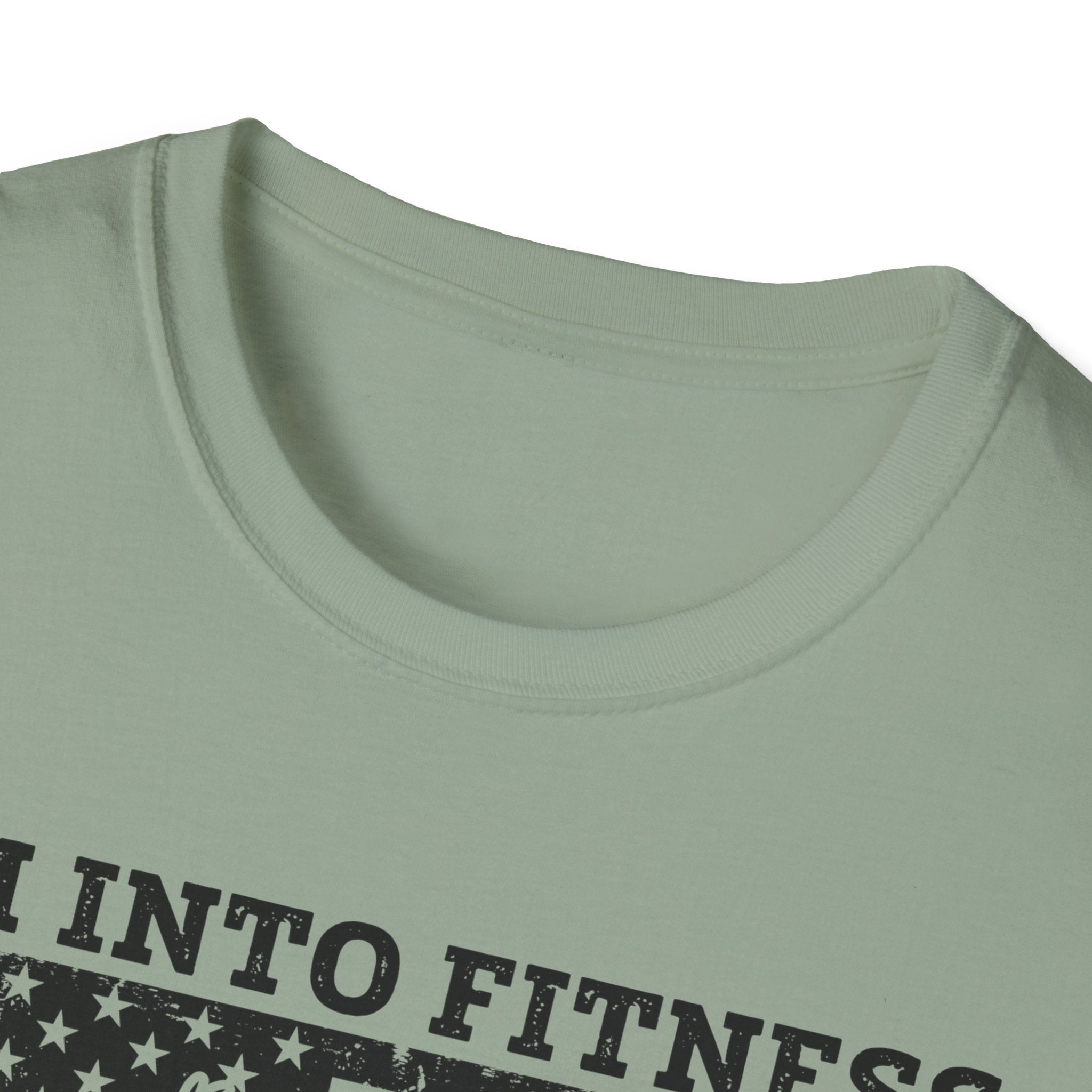 I'm Into Fitness Deer Graphic T-Shirt - Unisex Softstyle Tee for Outdoor Enthusiasts