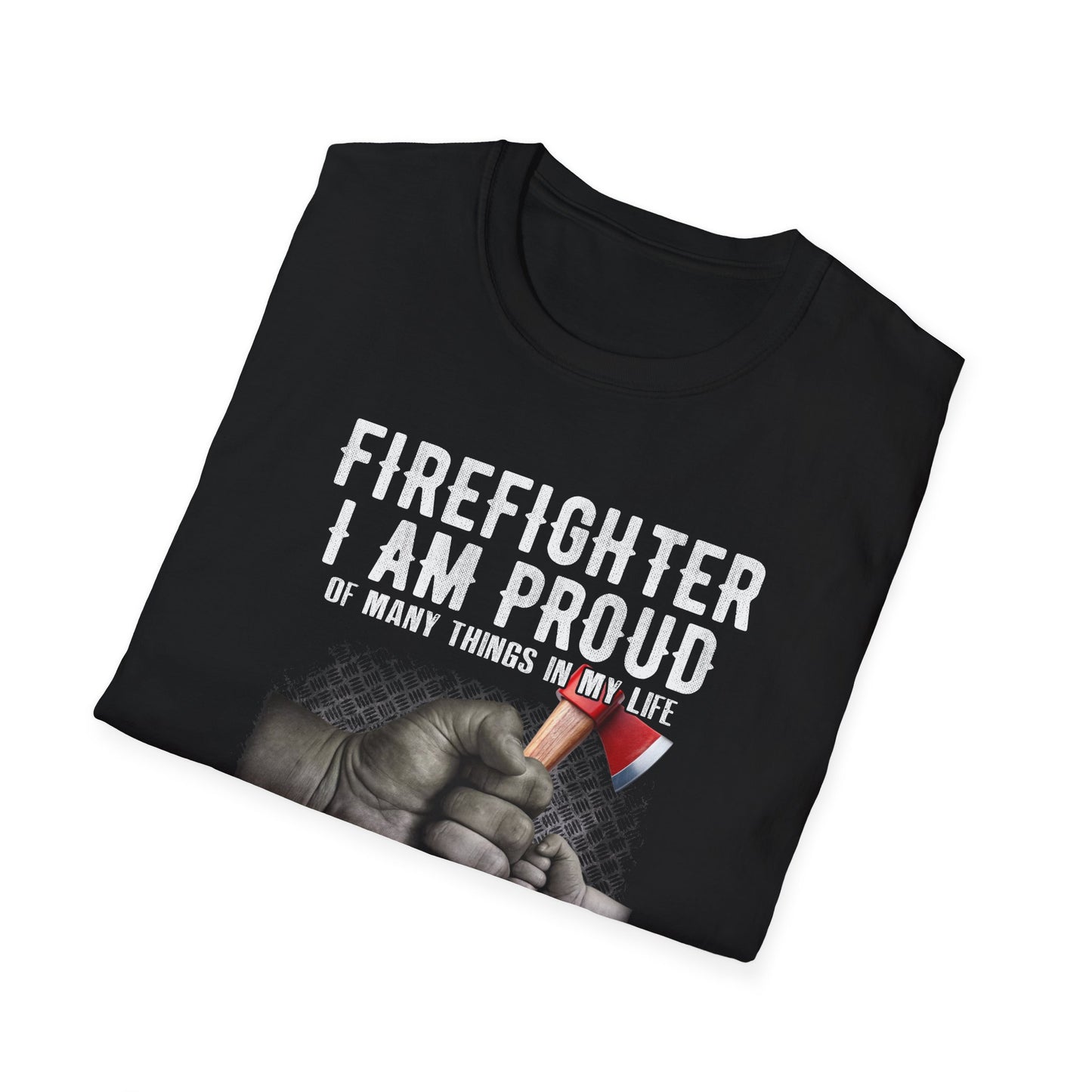 Proud Firefighter Grandpa T-Shirt | Perfect Gift for Grandpas | Casual Comfort