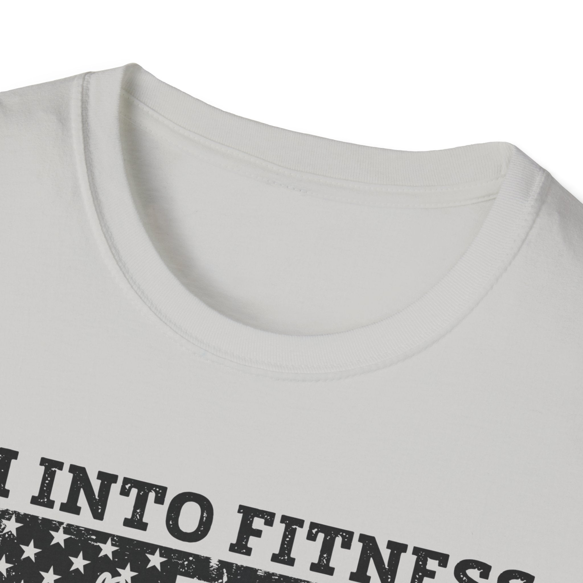 I'm Into Fitness Deer Graphic T-Shirt - Unisex Softstyle Tee for Outdoor Enthusiasts