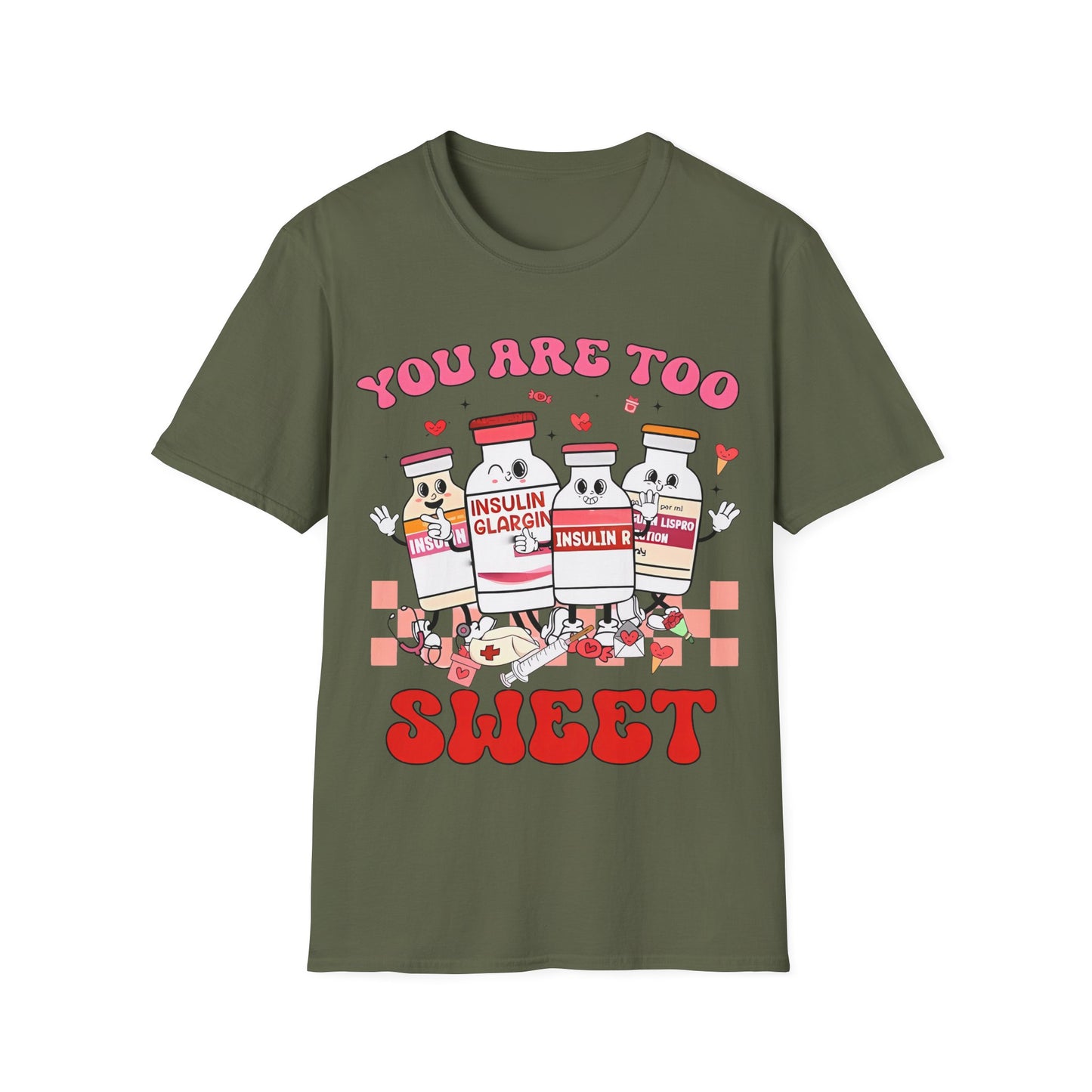 Insulin & Sweetness Unisex T-Shirt - Cute Diabetes Awareness Apparel