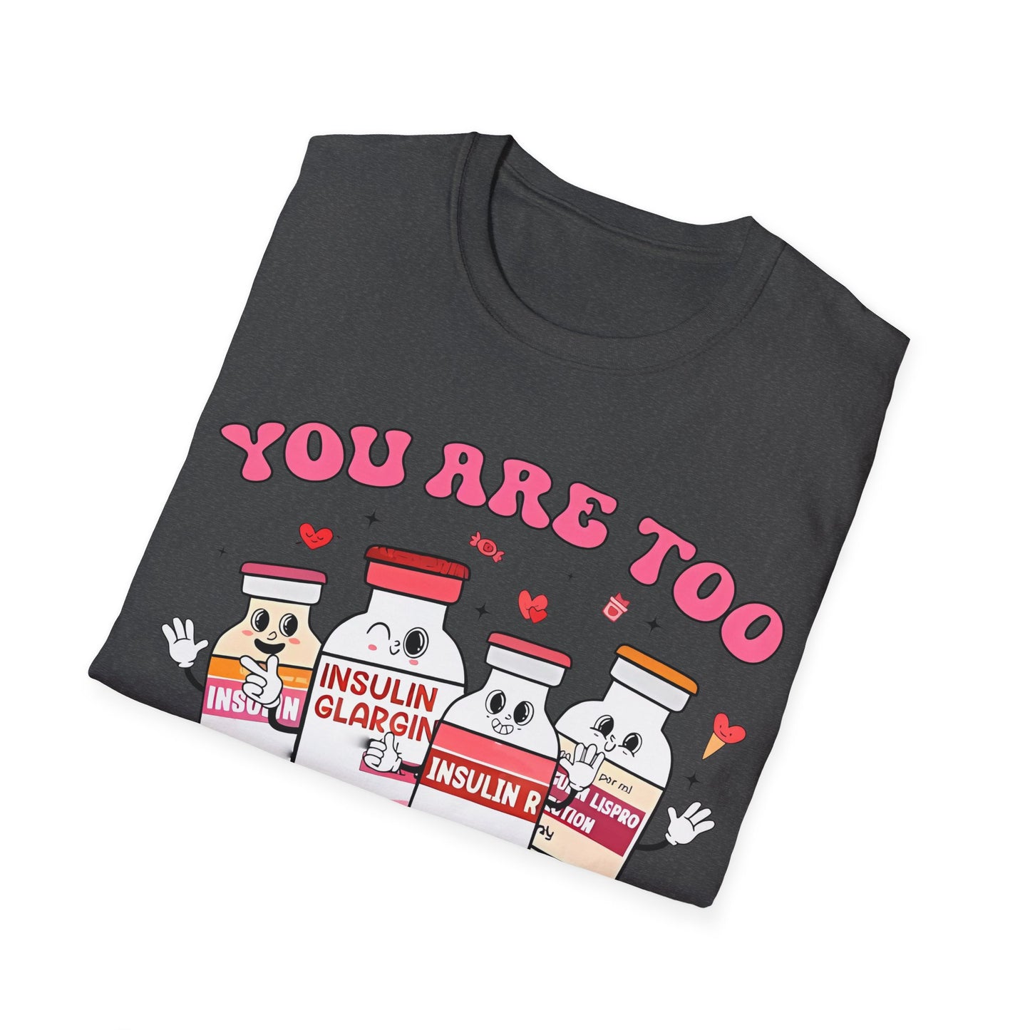 Insulin & Sweetness Unisex T-Shirt - Cute Diabetes Awareness Apparel