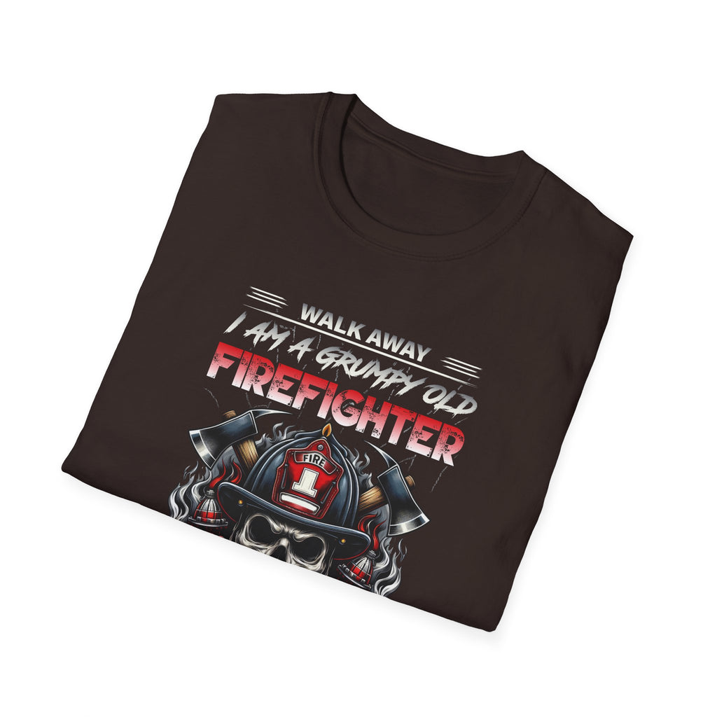 Grumpy Old Firefighter T-Shirt - Funny Gift for Firefighters