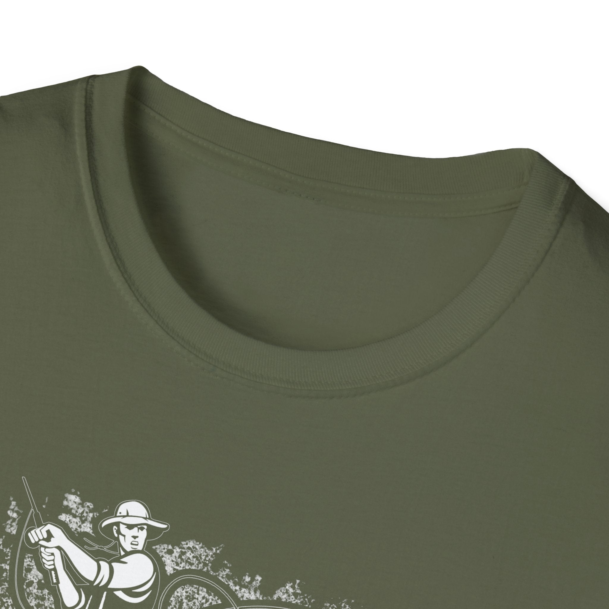 Funny Fishing Career Unisex Softstyle T-Shirt - Perfect for Outdoor Enthusiasts