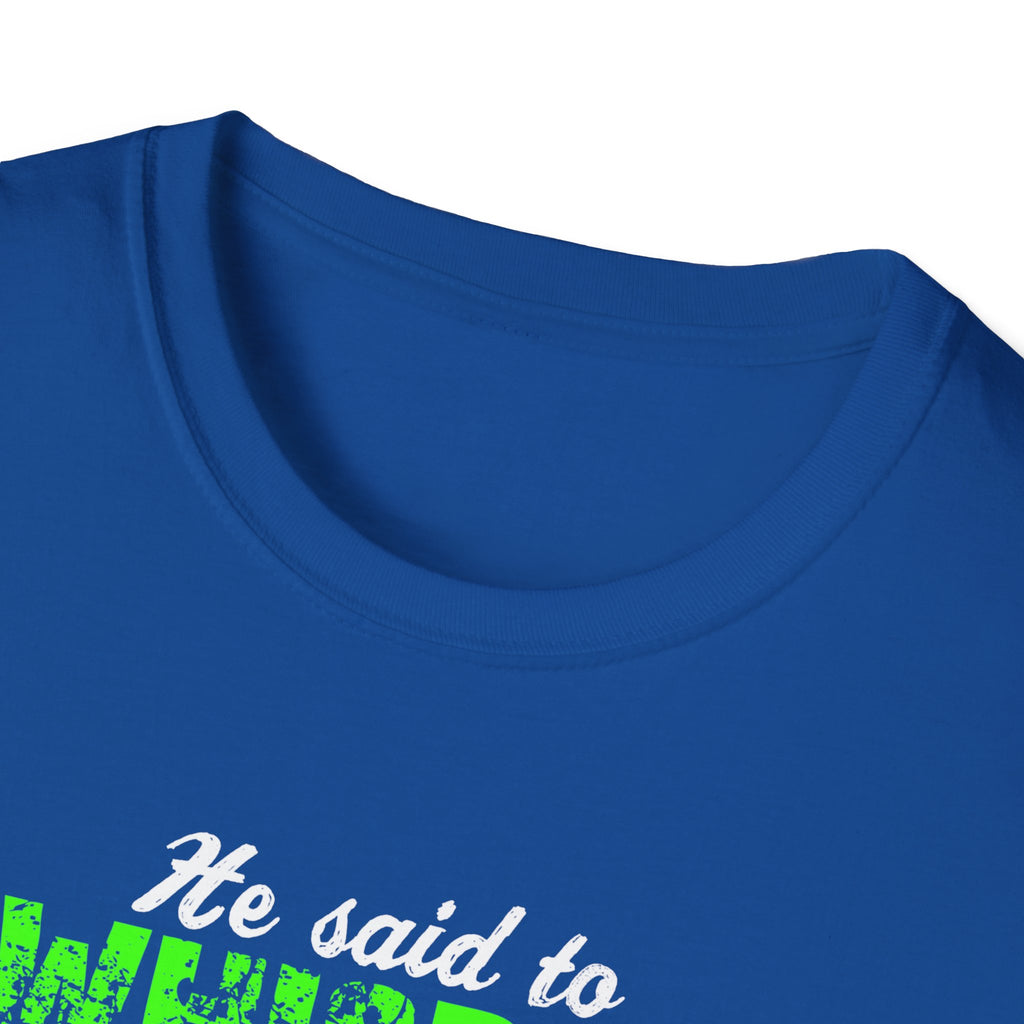 Let's Go Fishing Unisex Softstyle T-Shirt - Perfect Gift for Fishing Enthusiasts