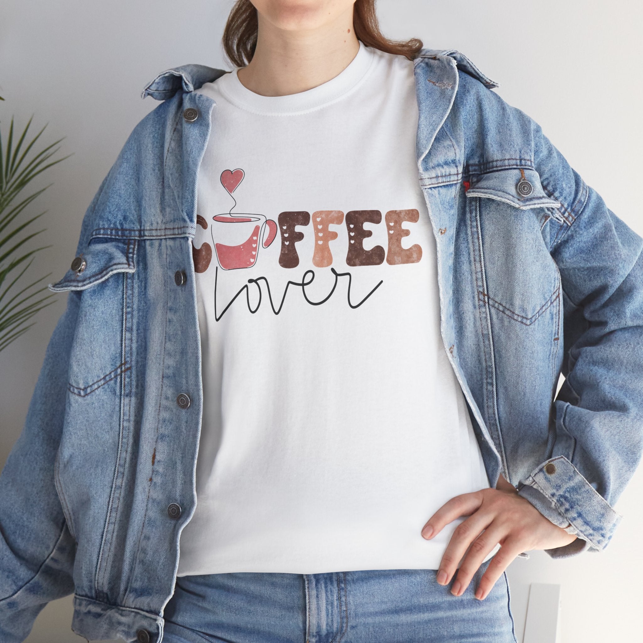 Coffee Lover T‑Shirt — Cute Coffee Cup Graphic Tee for Coffee Fans