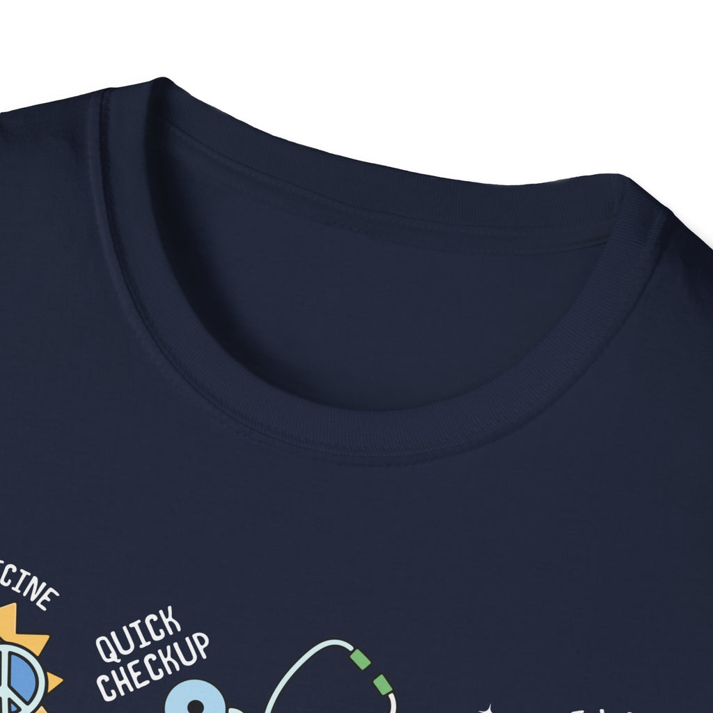 School Nurse Unisex Softstyle T-Shirt - Fun & Colorful Design for Education Professionals