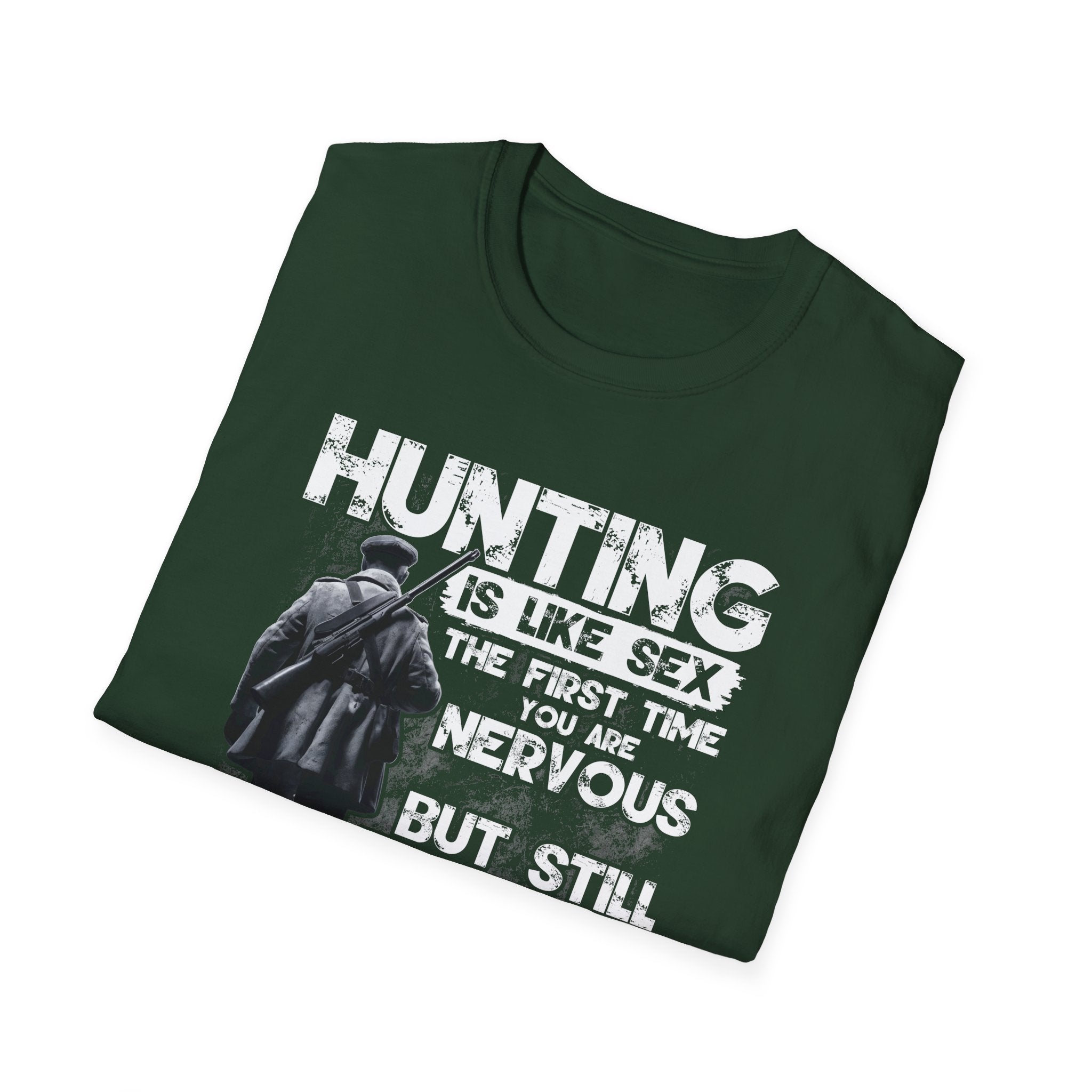 Funny Hunting T-Shirt - 'Hunting is Like- Graphic Tee for Outdoors Enthusiasts