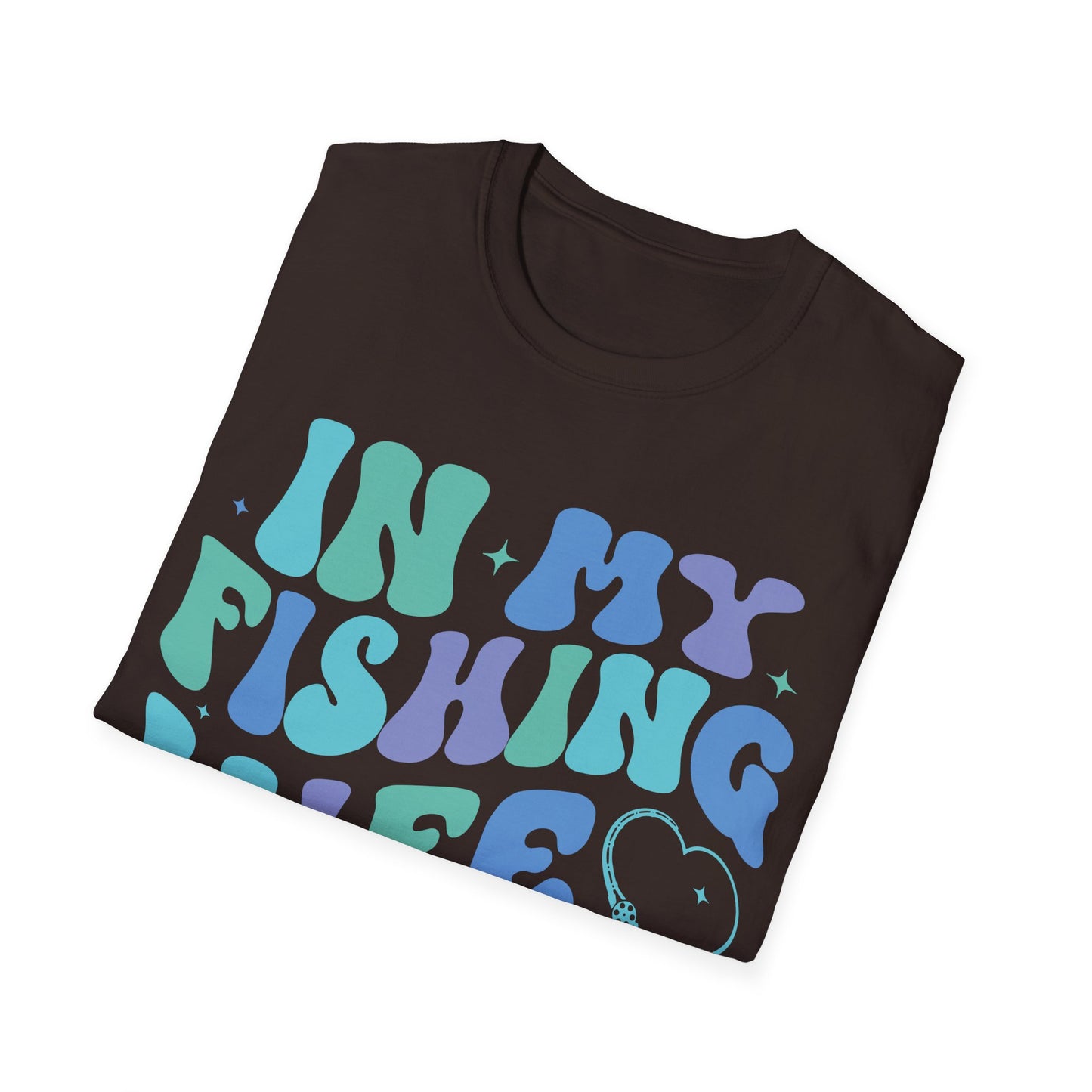 Fishing Wife Era Unisex Softstyle T-Shirt - Fun Graphic Tee for Fishing Lovers