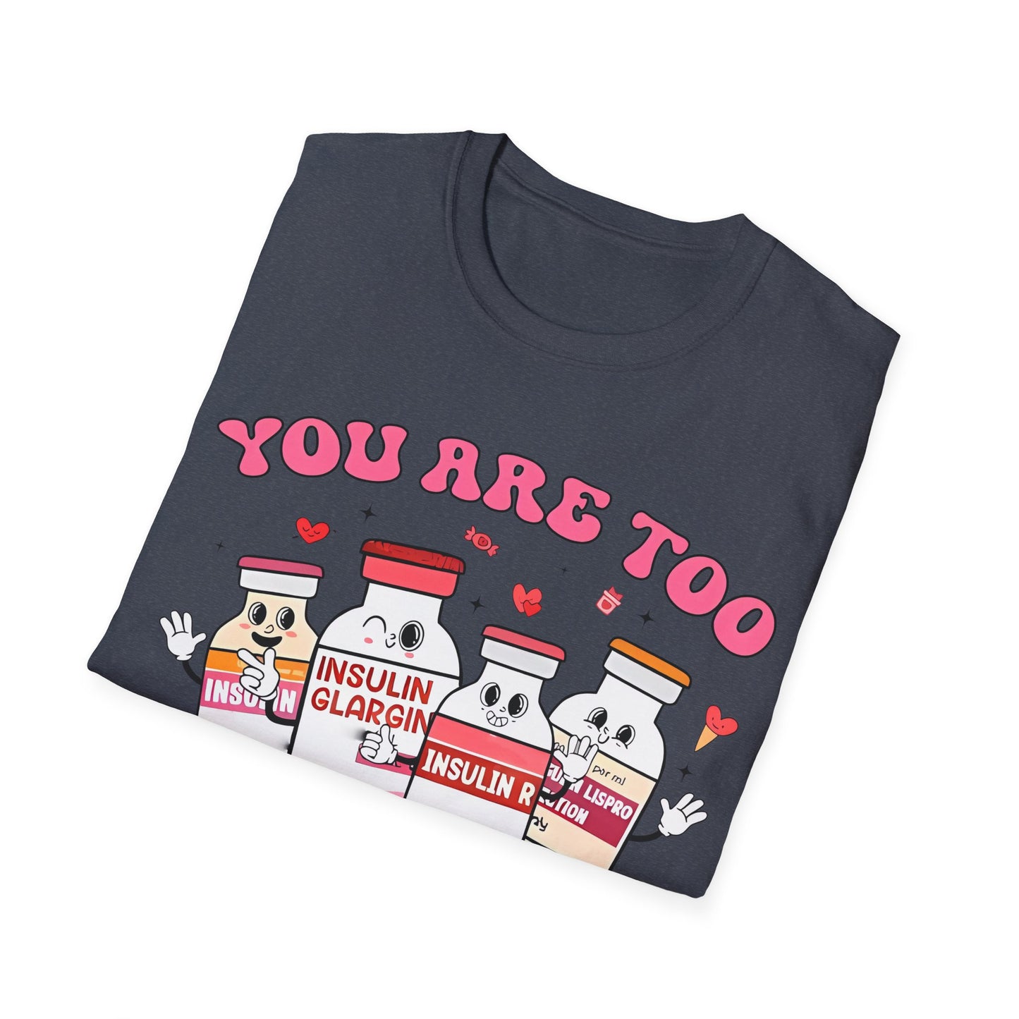 Insulin & Sweetness Unisex T-Shirt - Cute Diabetes Awareness Apparel