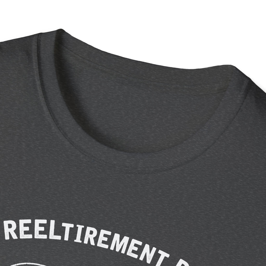 Funny Fishing Unisex Softstyle T-Shirt - My Reel Itirement Plan