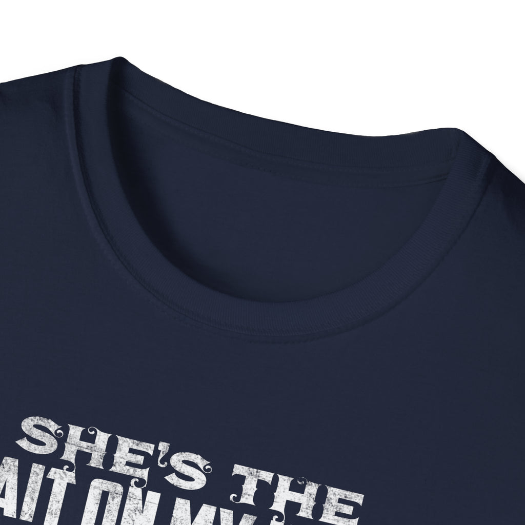 Fishing Wife Unisex Softstyle T-Shirt - "Best Catch of My Life"