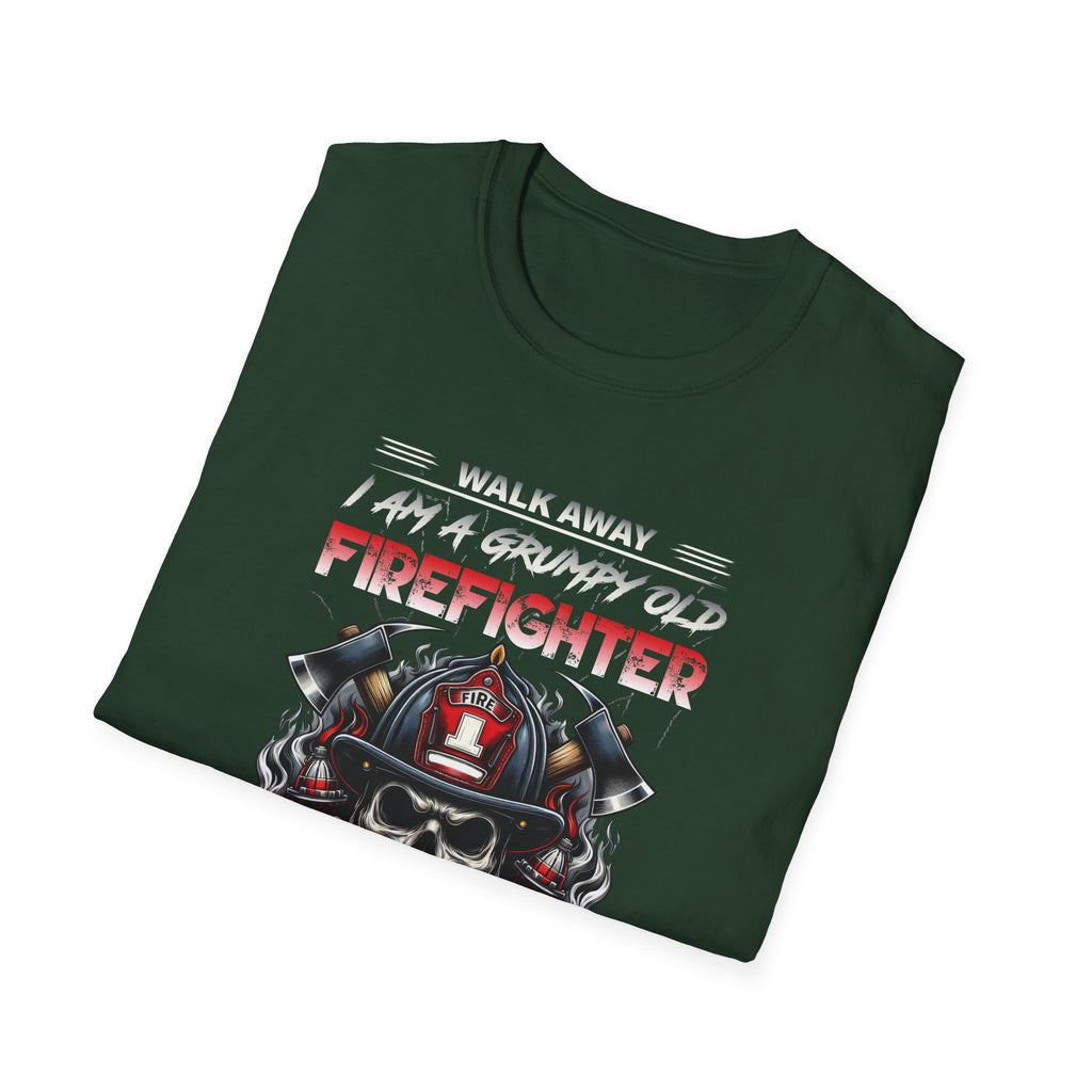 Grumpy Old Firefighter T-Shirt - Funny Gift for Firefighters