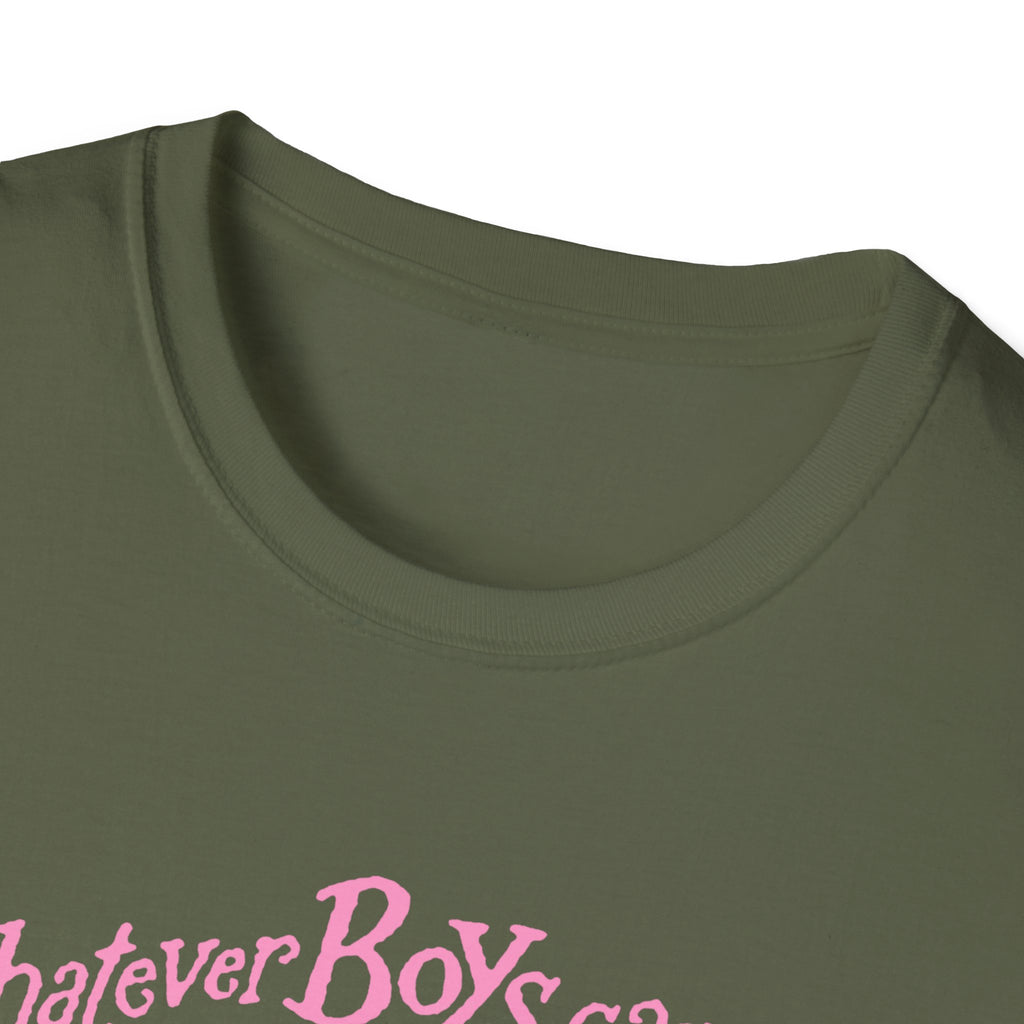 Girls Can Catch Bigger T-Shirt - Fishing Statement Tee for Women